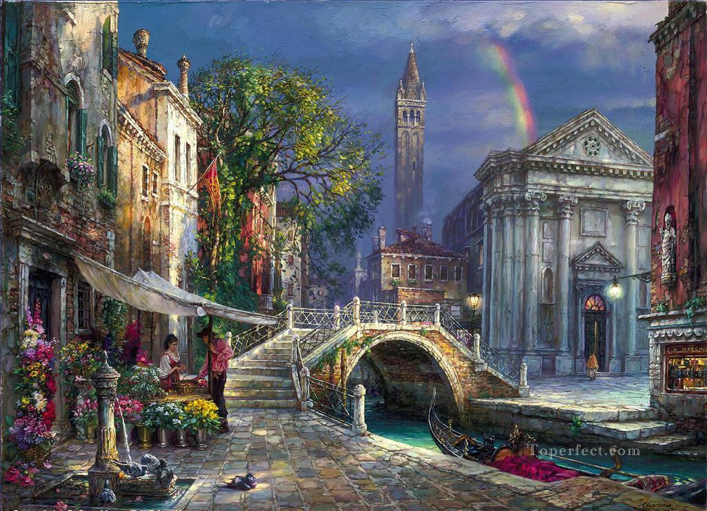 Day of Love Venice Oil Paintings